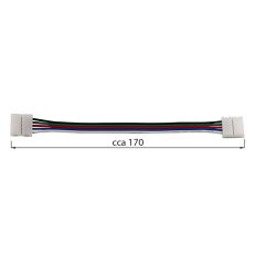 Flexibilní spojka RGBW LED pásků šíře 12 mm, 5 pinů MCLED ML-112.002.21.6