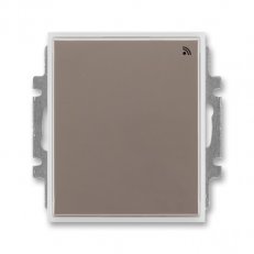 Spínač s přijímačem RF signálu 868MHz 3299E-A23108 26 lungo/mléčná bílá Time ABB