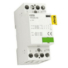 Instalační stykač 4x25A VS425-04 230V AC/DC ELKO EP 8595188121682