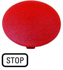Eaton M22-XDP-R-GB0 Tlačítková výplň do hřibového tlačítka, STOPP, červená