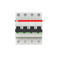 S204-Z1,6 4 fázový jistič 1.6 A char. Z 6kA ABB 2CDS254001R0258