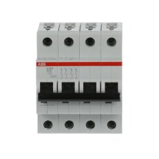 S204-D3 4 fázový jistič 3 A char. D 6kA ABB 2CDS254001R0031