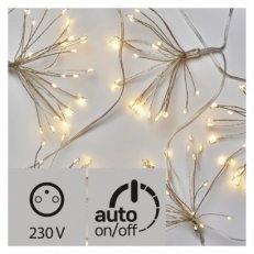 LED vánoční girlanda  nano svítící trsy, teplá bílá Emos