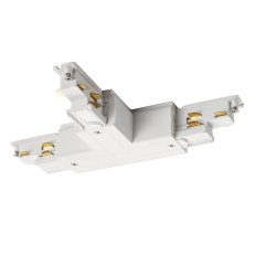 S-TRACK DALI T-spojka s možností napájení uzemnění vnější vpravo bílá