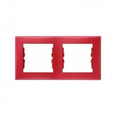 Sedna Rámeček dvojnásobný, Red SCHNEIDER SDN5800341