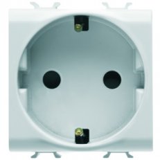 Zásuvka DE 2P+E 16A 250V, bílá GEWISS GW10241
