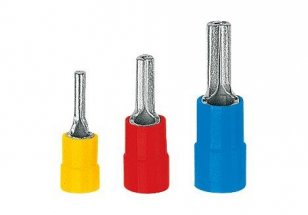 Kolíková koncovka lisovací, izolovaná, průřez vodiče 1,5-2,5mm2. délka 22mm