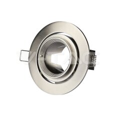 GU10 Zoom Fitting Satin Nickle, VT-700 V-TAC SKU3690