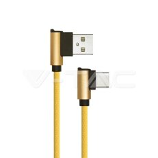 1 M Type C USB Cable Gold Diamond Series VT-5362 V-TAC SKU8640