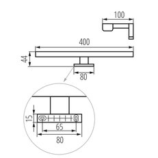 LED svítidlo ASTIM IP44 8W-NW-C, KANLUX 34932
