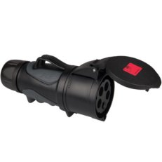 spojka 5P 32A/400V 6h IP44 bezšroubová TURBO TWIST černá MIDNIGHT GRIP