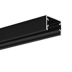 LED hliníkový profil KLUŚ GLAZA-LL černá 1m /C2627K7_1m/ ALUMIA A02627A07_1