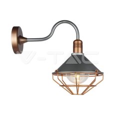 Wall Lamp Matt Rose Gold Mesh ?27 Down I