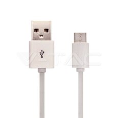 Micro USB Cable 3M White, VT-5333 V-TAC SKU8451
