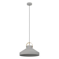 Závěsné svítidlo ESTEPONA 1xE27 šedá/mosaz 40W IP20 EGLO 390226