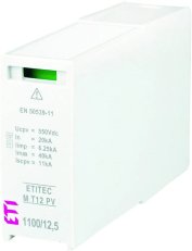 ETI Náhradní modul 12,5kA (10/350ľs),20kA (8/20ľs) 40kA (8/20ľs) 550V DC