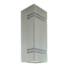 Venkovní KELER INOX 2xGU10 max.2x35W IP54 matný chrom IDEUS 03018