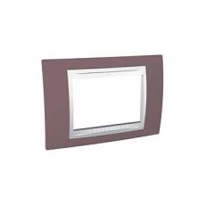 Unica Allegro Krycí rámeček trojmodulový, Mauve/Polar SCHNEIDER MGU6.103.876