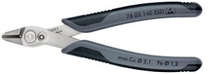 Electronic Super Knips XL ESD 140 mm KNIPEX 78 03 140 ESDSB