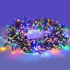 LED WIFI smart venkovní vánoční řetěz 400 LED 20m přívod 5m teplá + vícebarevný