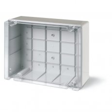 Rozbočovací krabice SCABOX IP56 380x300x170mm, průhledný kryt SCAME 686.430