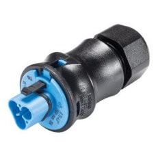vidlice na kabel gesis RST, 3-pól, průchodka 10-14mm, šroubové svorky, modrá