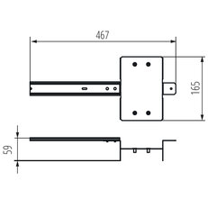 Adaptér KMCCB200/250 DIN DB24, KANLUX 36308