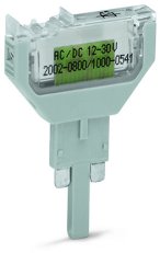 Zásuvný modul pro základní svorky 1pól. šedá WAGO 2002-800/1000-542