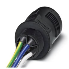 QPD W 4PE6,0 M25 1,0 BK Stěnová průchodka QUICKON 1410397
