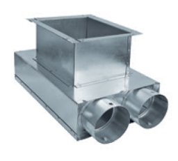 EDF-P-BOX-200x140 podlahový box s podlahovou vyústí (bez mřížky)