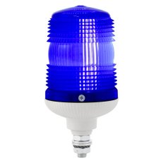 Maják zábleskový MINIFLASH X 110V, AC, IP54, M12, modrá, světle šedá 63793
