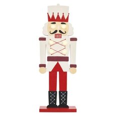LED dřevěný louskáček, 29 cm, 1× CR2032, vnitřní, teplá bílá EMOS DCWW38