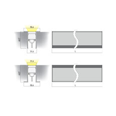 XMARKER GRND. LINEAR 15W/m 24V DC RGB+WW