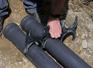 Distanční rozpěrky ZEKAN pro průměr trubek 110 mm, 2x4 CWS 001406