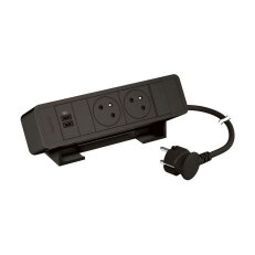 ONDESK 2X2PT USB CC 15W ČERNÁ