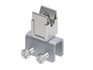 Držák vedení na drážku s úchytem KLIK, drát 8mm, StZn/Inox GROMTOR 404612