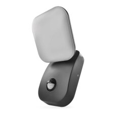 LED zahradní nástěnné svítidlo s čidlem soumraku NIKA 12x12x20 cm 12,8W teplá