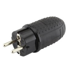 DA-14Z Vidlice na kabel pogumovaná 230V / 16A, IP44 FK TECHNICS 1671012