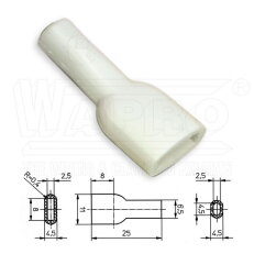 KRT2-63-PVC-WH kryt pro lisovací konekto