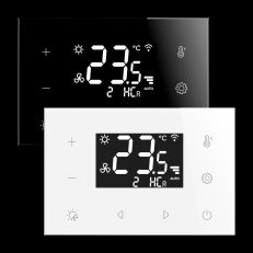 Bezdrátový skl. zónový termostat s vest. relé,bílá RFTC-6/W 8595188194846