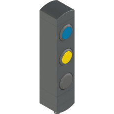 Ovládací jednotka BN 3 prvky (konfigurace A27) 1NO, Konektor M12,12 pólů, IP65