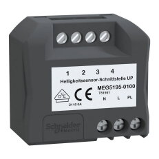 Rozhraní snímače jasu, Merten, pro zapuštěnou montáž SCHNEIDER MEG5195-0100