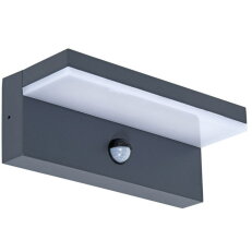 SMD venkovní sv.,PIR,9W,700lm,4000K, IP44,antracit ECOLITE Z1387A/PIR-CR