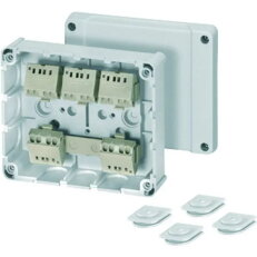 Kabelova rozvodka 1,5-2,5 mm2 3f, 5pol. bezšroubová svorka HENSEL DPC 9225