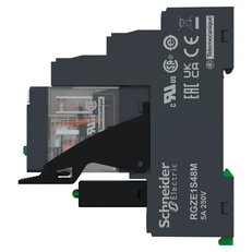 Relé Zelio RXG, 2C/O 5A 24VDC, testovací tlačítko a LED    SCHNEIDER RXG22BDPV