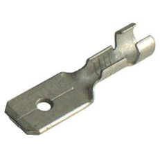 Mosazný kolík cínovaný, průřez 4-6mm2/6,3x0,8mm předrolovaný MKC 6-68 P