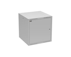 Nástěnný nýtovaný rozvaděč GrandN DUO 12U s plechovými dveřmi,hl.600mm 83000984