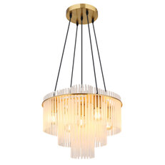 Závěsné svítidlo GORLEY zlatá matná 5xE27, max. 60W 230V GLOBO 15698H1M