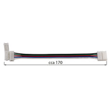 Flexibilní spojka RGBW LED pásků šíře 12 mm, 5 pinů MCLED ML-112.002.21.6