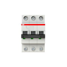 S203-C80 3 fázový jistič 80A char. C 6kA ABB 2CDS253001R0804
